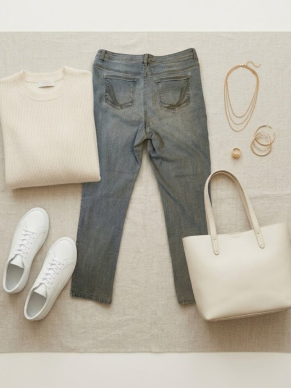 Style & Co High Rise‎ Light Wash Straight Leg Jeans Size 12